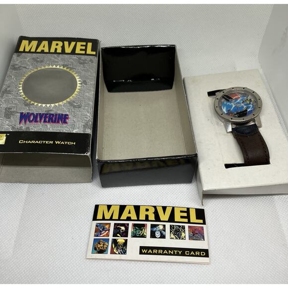 Artwatch Wolverine Action 3-D Crystal Wrist Watch 1996 Marvel Comics - Picture 7 of 10
